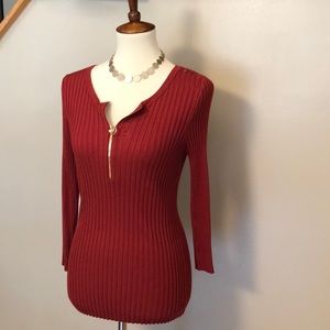 INC ribbed sweater